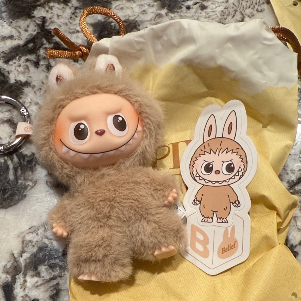 Letter B Pin for Love Labubu